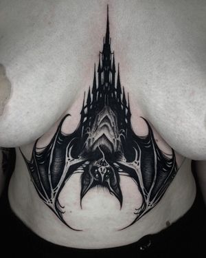 • Bat • 
Awesome dark sternum project by our resident @fla_ink 
Flavia would be happy to do similar project for you! Get in touch!
Books/info in our Bio: @southgatetattoo 
•
•
•
#battattoo #sternumtattoo #southgatetattoo #sgtattoo #darktattoo #londontattoo 