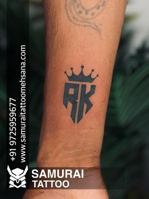 RK logo tattoo |Rk tattoo |Rk font tattoo |Rk tattoo ideas |Rk tattoo design