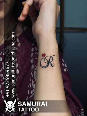 R font tattoo |R tattoo | R tattoo ideas |tattoo ideas