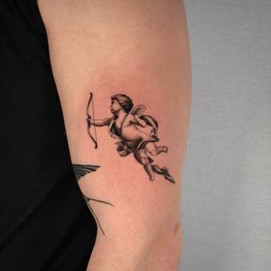 Cupid Tattoo by Jaris Ink
https://jarisink.com/