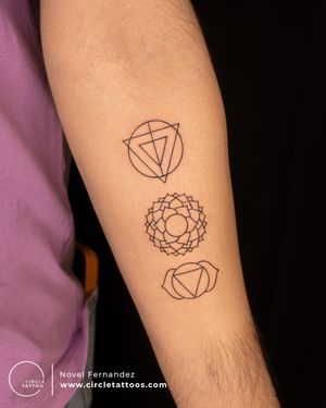 Geometric Tattoo done by Novel Fernandez at Circle Tattoo India 