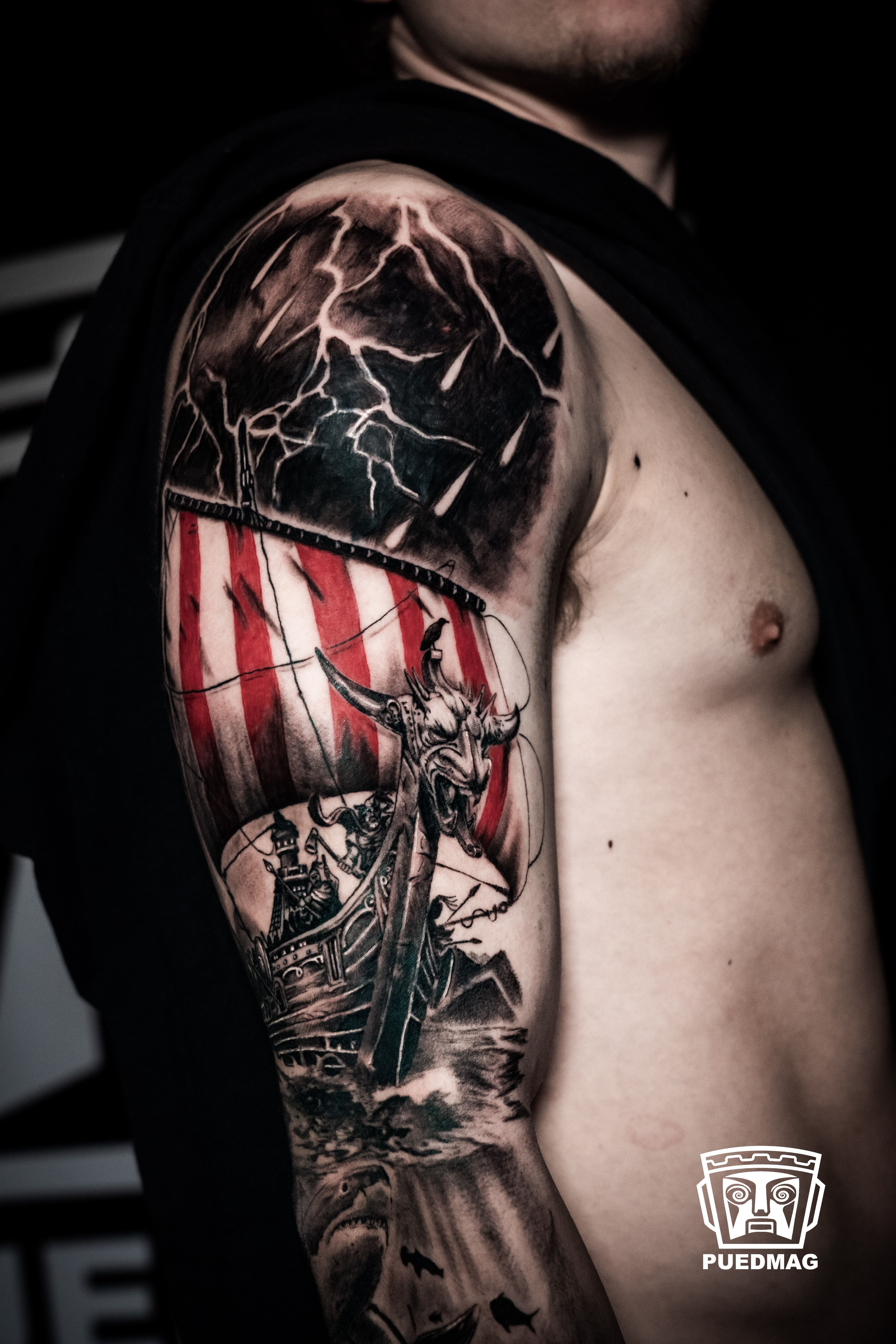 Cowboy Skull - German Shible Toronto Tattoo Artist : German Shible Toronto  Tattoo Artist