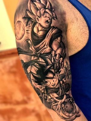 Oidia me toco tatuar este Goku jajaj