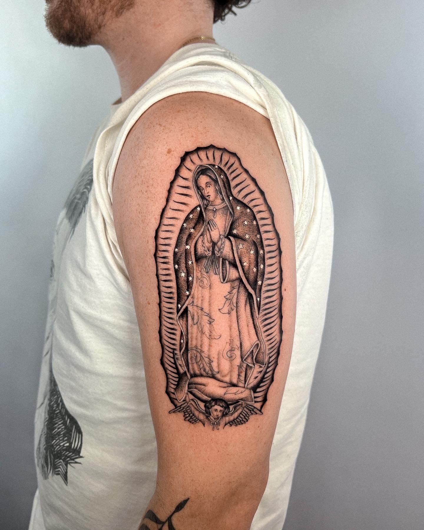 Ink Sessions Tattoo Virgin of Guadalupe Tattoo