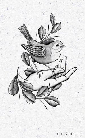 Bird hand flash