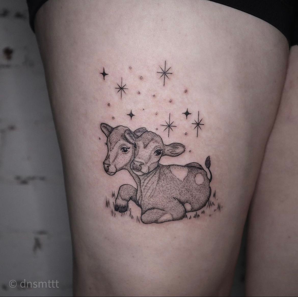 Two headed lamb and little toof for one of my favorite people Happy  Birthday Ava More two headed animals PLEASE  tattooflash lamb   Instagram