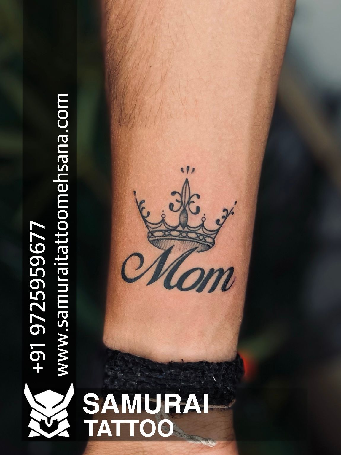 Mom dad tattoo || mom dad heart with crown tattoo || tattoo artist || | Mom  dad tattoos, Hand and finger tattoos, Mom tattoos