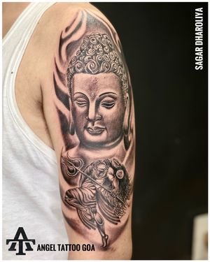 Tattoo uploaded by Angel Tattoo Goa - Best Tattoo Artist in Goa • Anchor  Tattoo Done By Mahendra Dharoliya At Angel Tattoo Goa - Best Tattoo Artist  In Baga - Best Tattoo