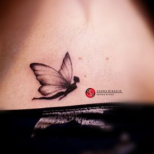 Love is a butterfly, it goes where it pleases And he makes it pleasant wherever he goes❣️#butterfly#tattoo#tattoo_iran