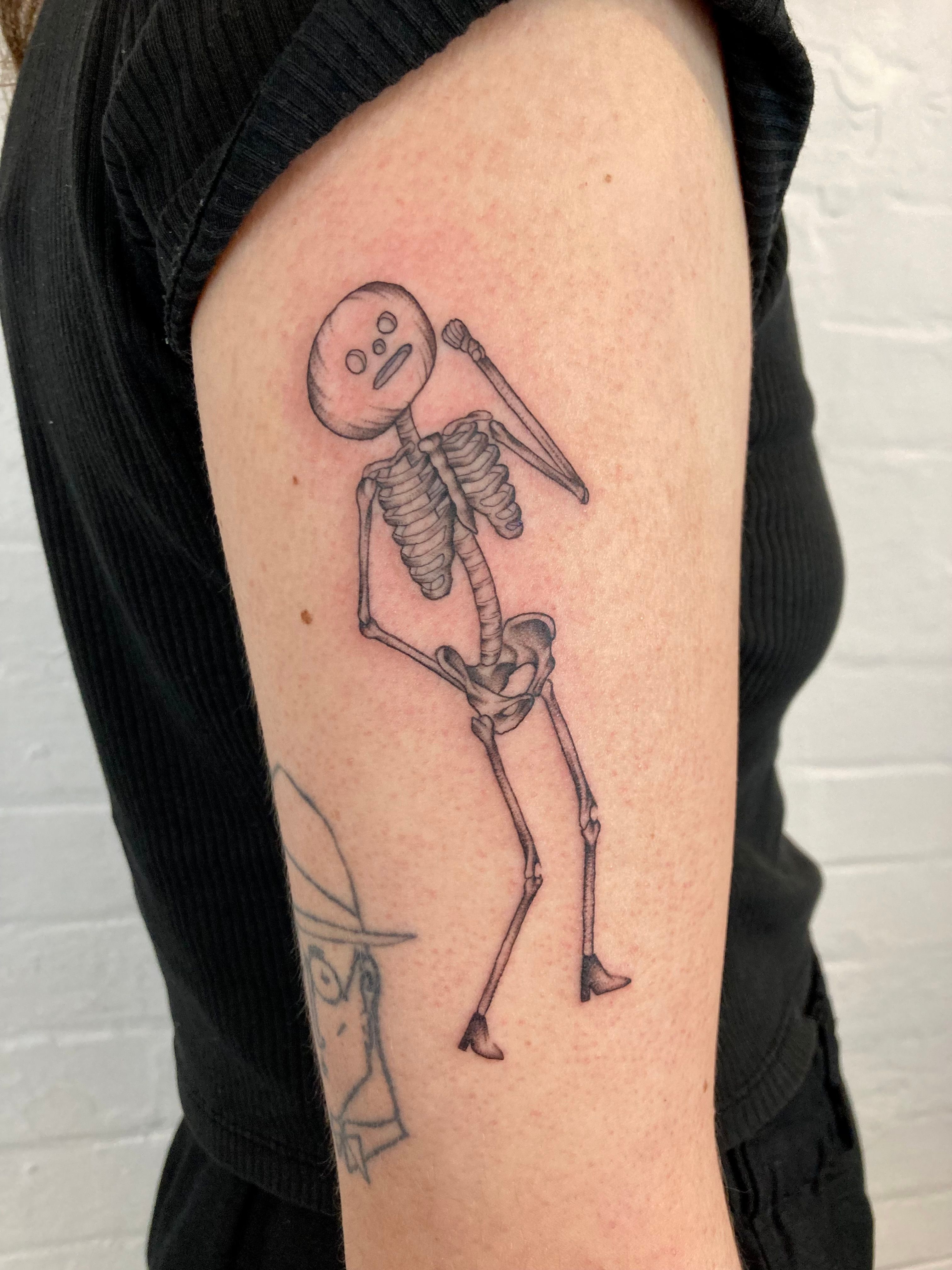 Praying Skeleton Tattoo Meaning - Temu