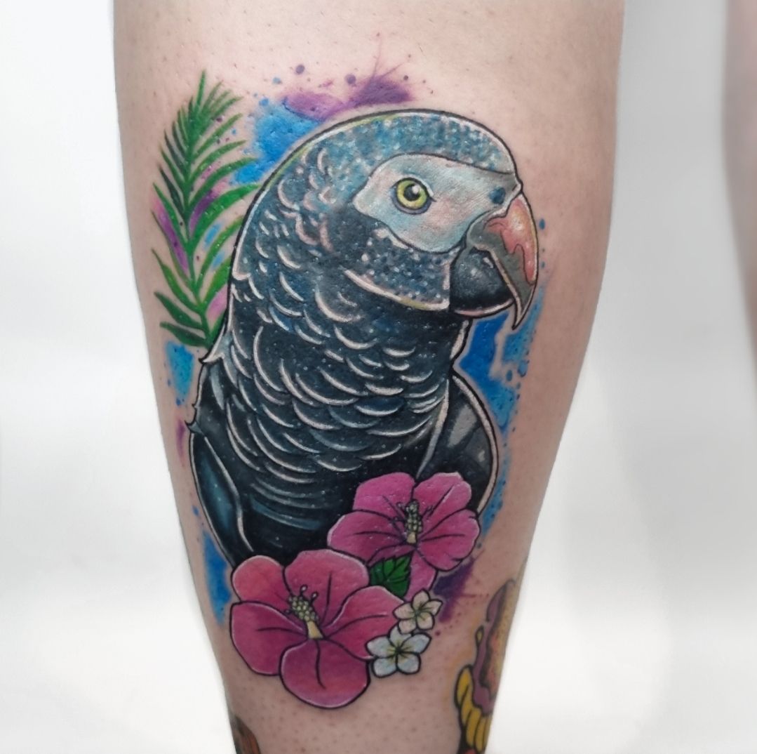 Parrot Tattoo by Mike DeVries TattooNOW