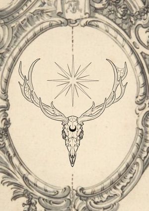 Any placement. Colour or black and grey
#deerskull