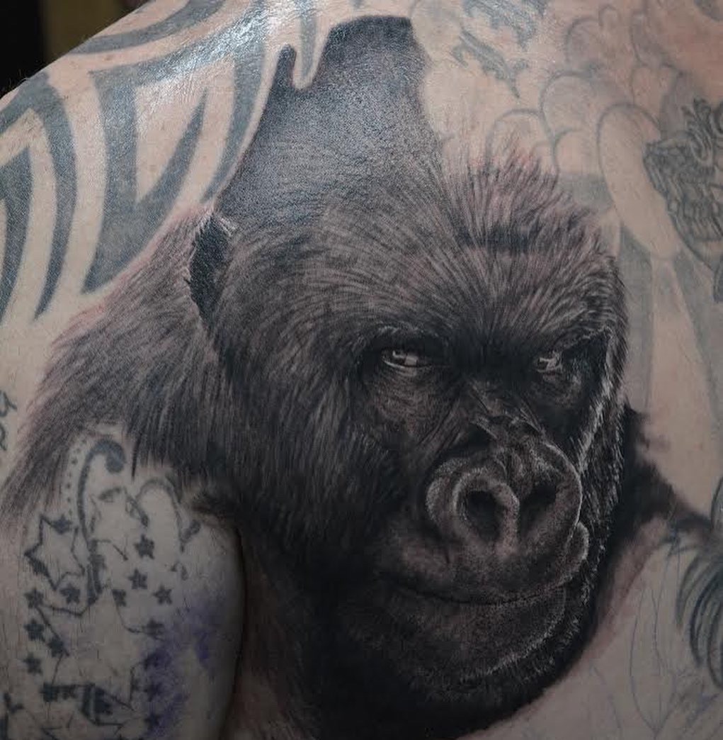 half gorilla half lion tattooTikTok Search