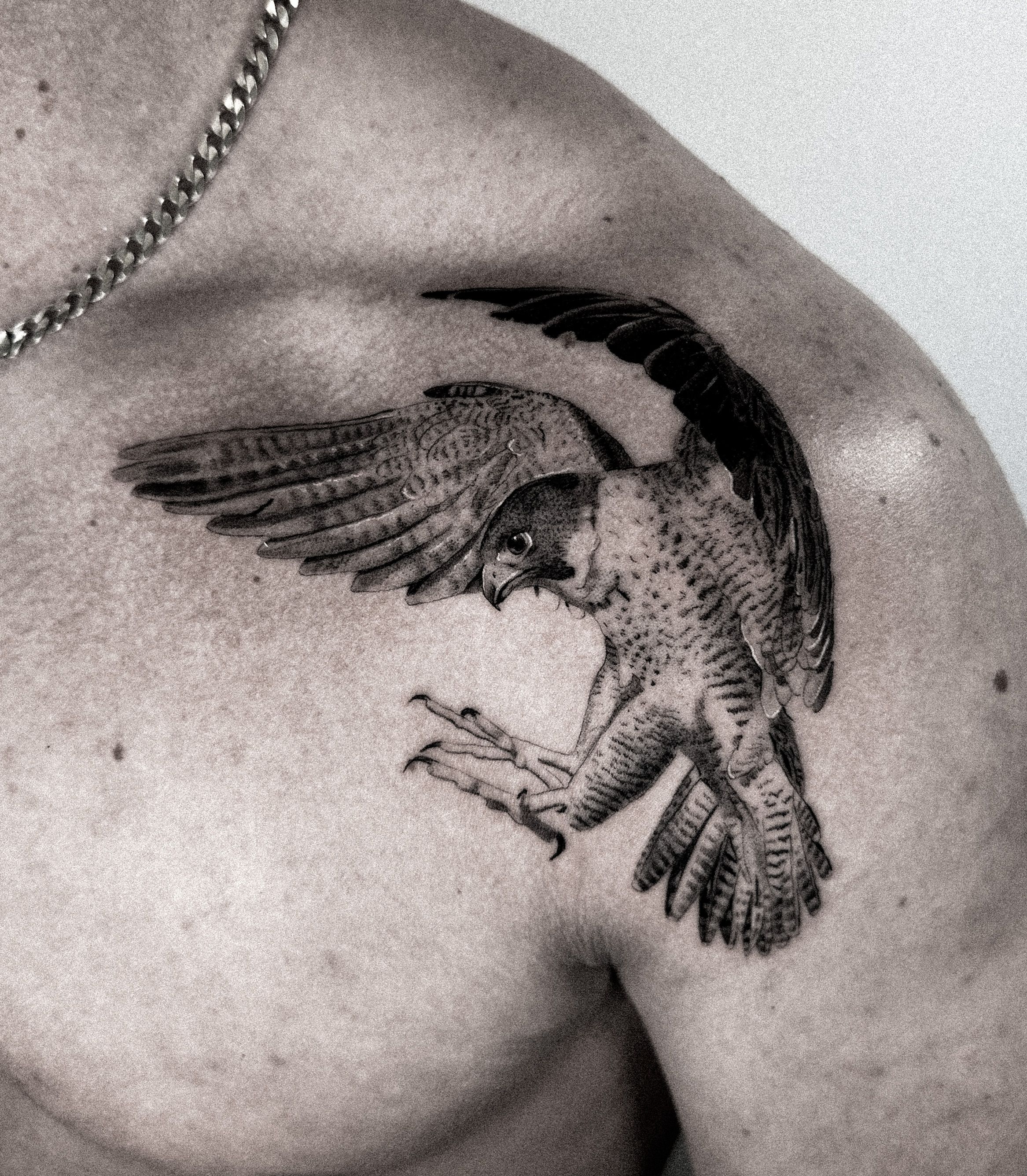 Eagle Shoulder Tattoo by Jay Soze • Tattoodo