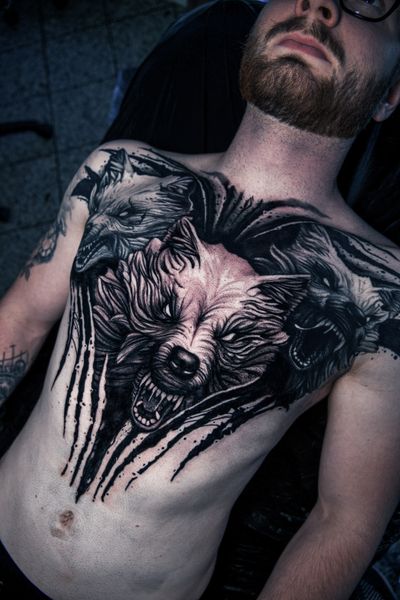 Cerberus dark tattoo