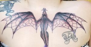 My 6th lace dragon tattoo by Josh Kirkpatrick of Duluth Tattoo Company, Duluth MN. Getting more added to it soon!