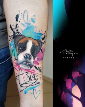 • B e s t • F r i e n d • t a t t o o • c o l o r •#tattooart #tattooartist #tattoolifestyle #foreverlove #tattoolove #tattoostyle #tattoostudio #tattoodesign #mywork #myworld #mystyle #myart #tattoofullcolor #tattoowatercolor #tattoosketch #realistictattoo #tattooboxerdog #boxerdog #bestfriends #tattoofordoglovers #doglovers #doglove #tattoooftheday #tattoolife