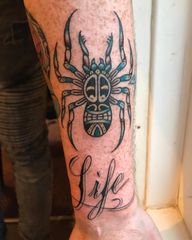 Trad spider + free handed script