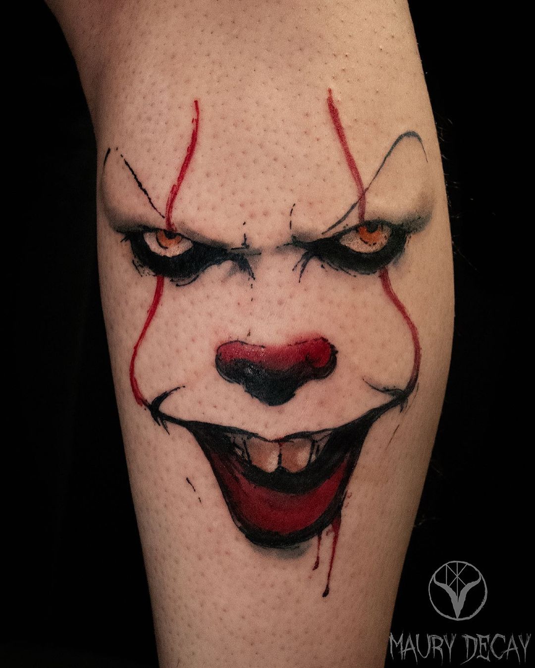 Pennywise tattoo by billyweigler at folkloretradingco in Dallas TX  billyweigler folkloretradingco dallas texas pennywise  Instagram