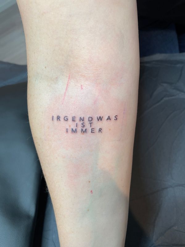 Tattoo from Sebastian Hofinger