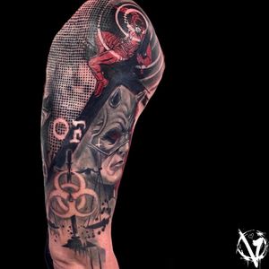 #Abstract #daredevil tattoo “The Devil of Hell’s Kitchen”