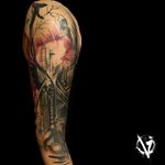 A peel inside my customers mind with this very #abstract piece