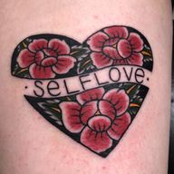 Self Love Heart Tattoo