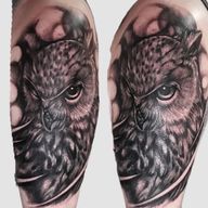 #owl #coverup tattoo as part of a bigger piece