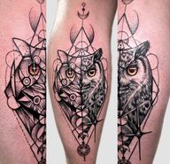 #geometric #cosmic #owl design . . . #abstract #dotwork #realistic #bird