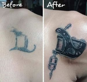 Tattoo Machine Cover up