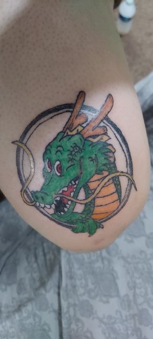 The eternal dragon shenlong!!(in the Mangas his name is "Shenlong" in the anime he is "Shenron"
This one is on me, tattedbyme