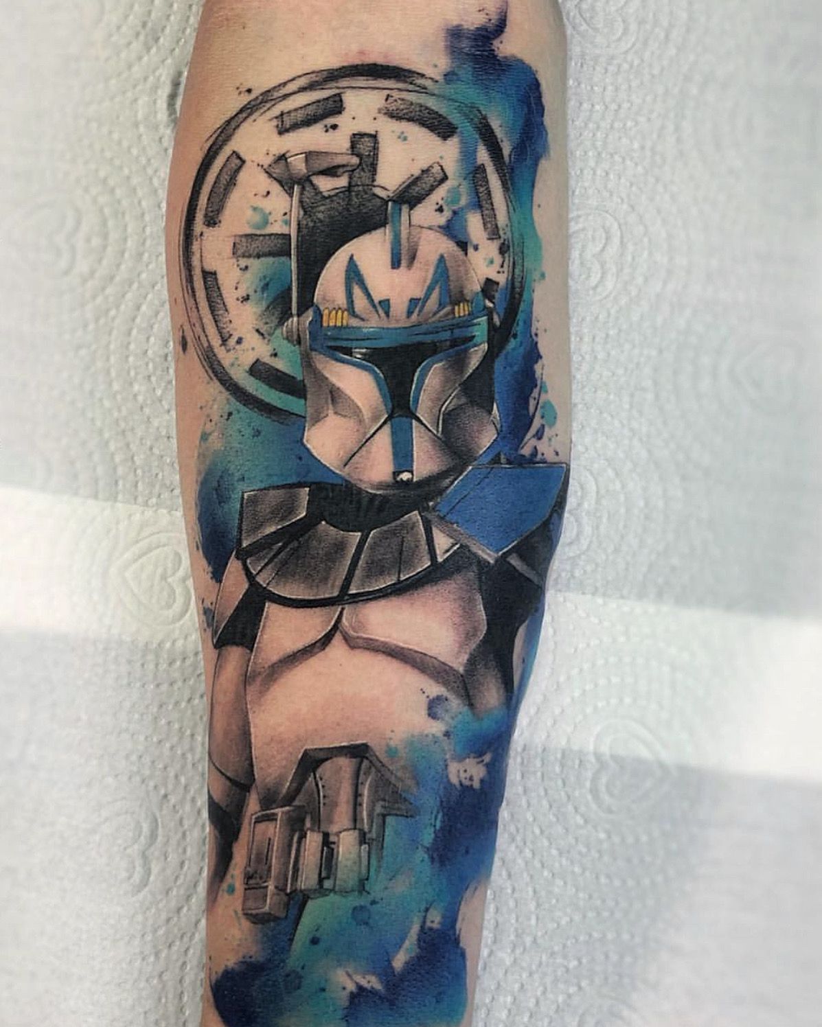 My Captain Rex tattoo  Based on the Star Wars Rebels episode The Lost  Commanders  rStarWars