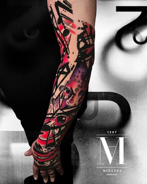 Abstract tattoo by Abel Miranda
+info and NEXT DESTINATIONS 635808506