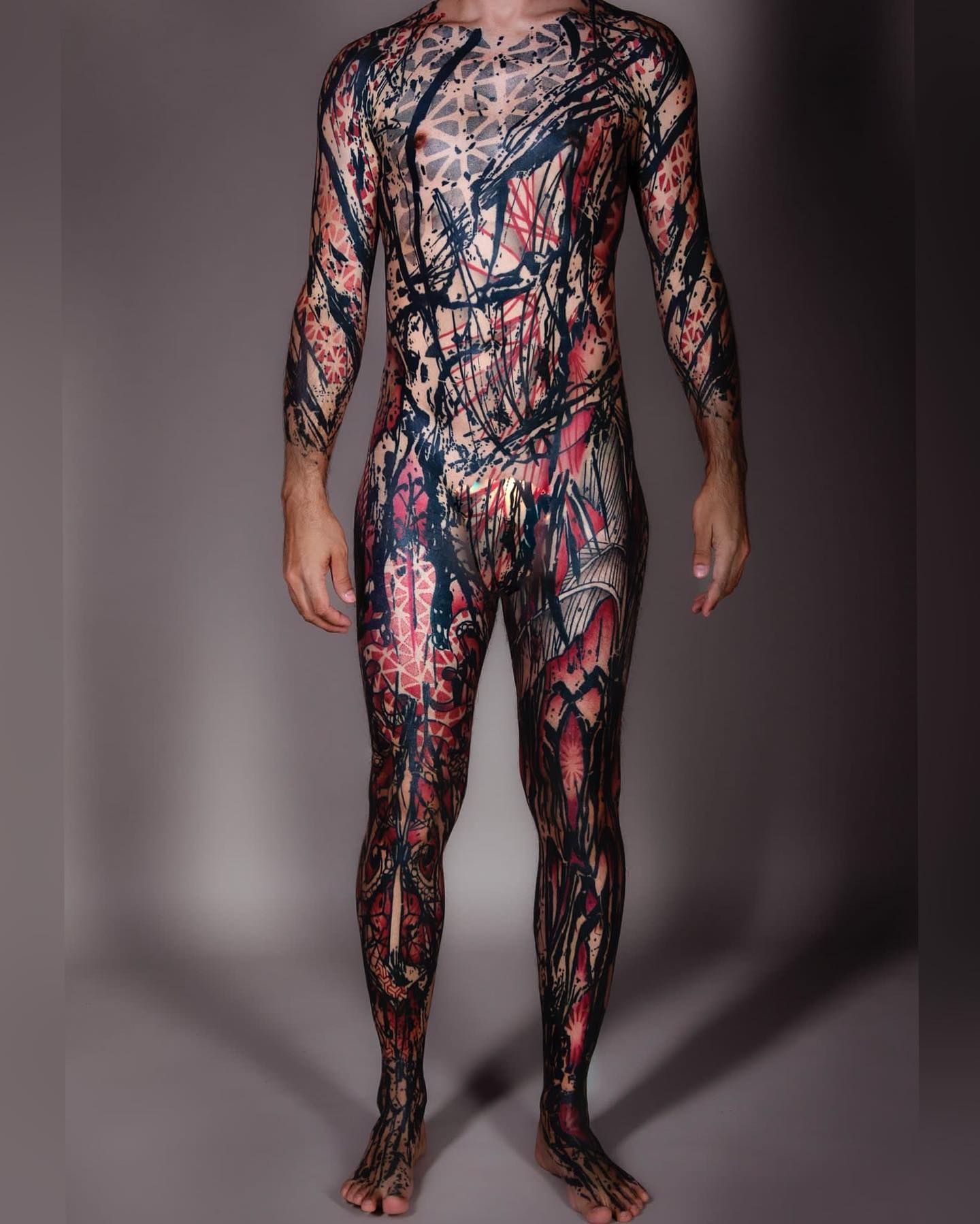 Tattoo uploaded by Abel Miranda • Bodysuit Abstract tattoo by Abel