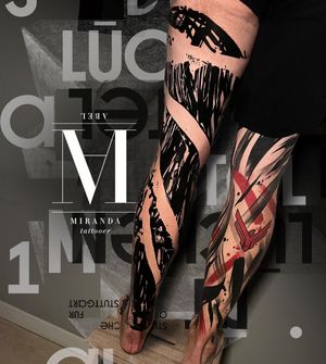 Abstract tattoo by Abel Miranda
+info and NEXT DESTINATIONS 635808506