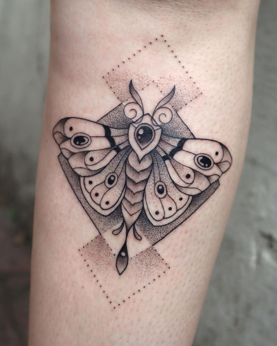 Tattoo uploaded by Hammersmith Tattoo London • Moth Neo Traditional ...