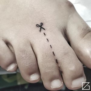 Syndactyly Finger Tattoo done at Hammersmith Tattoo London