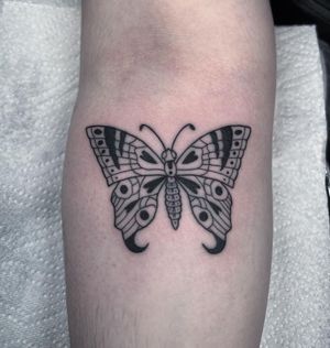 Butterfly Tattoo done at Hammersmith Tattoo London