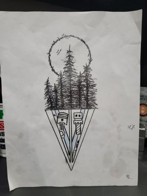 Idea I've had for my forearm that I've wanted done but need an artist to finish it out