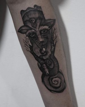 tattoo ilustrativo 
Blackwork
