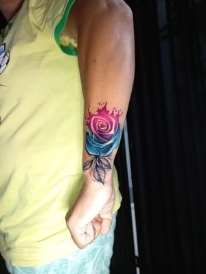 🌹ROSA🌹  trabajo realizado en  ACUARELA ¡ Gracias por mirar !    #tatuaje	#tattoo	#peru	#lima	#tattoos	#inked	#tatuajes	#ink	#tattooed	#perunecro	#tattooperu	#tattooloverz	#tat	#realistictattoo