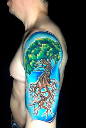 🌳Arbol 🌳(Cover up)  Trabajo realizado en COLORES ¡ Gracias por mirar !    #tatuaje	#tattoo	#peru	#lima	#tattoos	#inked	#tatuajes	#ink	#tattooed	#perunecro	#tattooperu	#tattooloverz	#tat	#realistictattoo