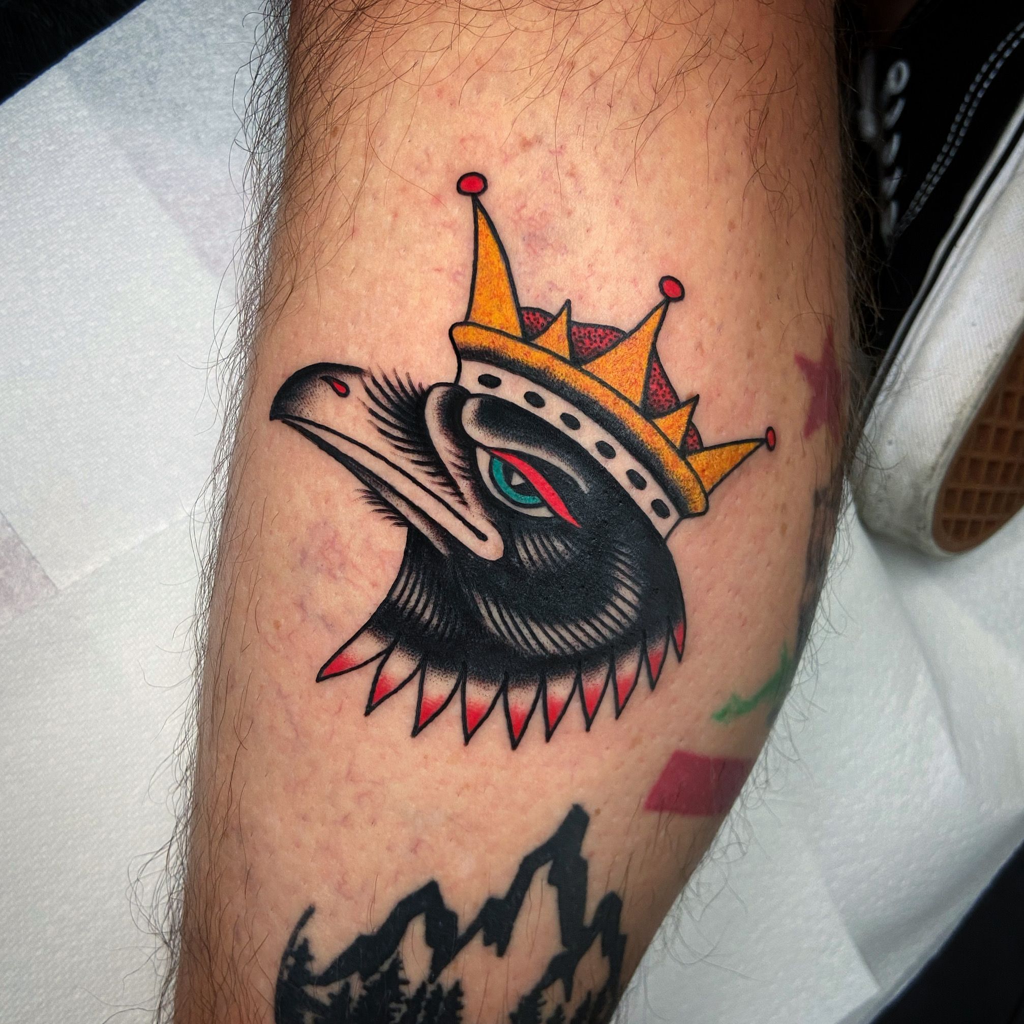 Image result for raven head tattoo | Head tattoos, Raven tattoo, Crow tattoo