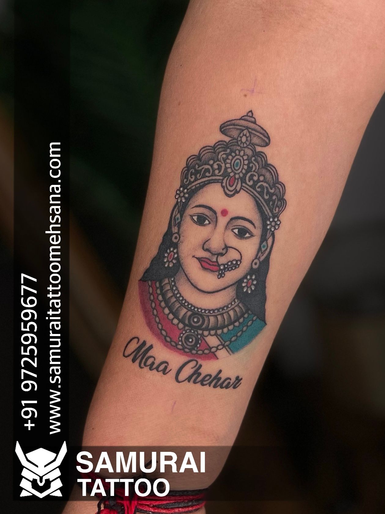 Chehar Maa Tattoo | Tattoos, Skull tattoo, Photo