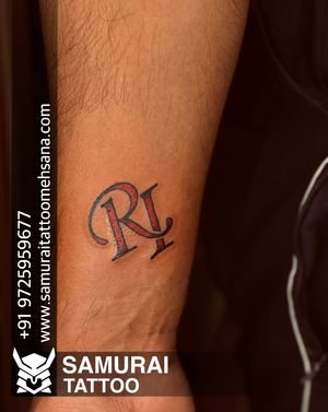 Ri logo tattoo |Ri font tattoo |Ri tattoo