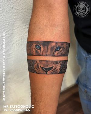 Any Tattoo & Tattoo Removal-Piercing inquiry 🧿 📱Call:- 9558126546 🟢Whatsapp:- 9558126546 ________________ #lionbandtattoo #liontattoo #liontattoodesign #realismtattoo #realism #armbandtattoo #bandtattoo #kingtattoo #mrtattooholic #tattooartist #tattoostudio #tattooshop #tattoodesign #tattooart #realistictattoo #ahmedabad #ahmedabadtattoo #tattoomodel #tattoolove #tattoolovers #tattooremoval #ahmedabadpiercing #piercing #blackandgreytattoo #tattooforboys #tattooforguys #tattooformen #tattooforever #besttattoo #besttattooartist