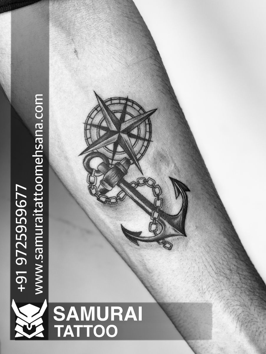 Tattoo Uploaded By Vipul Chaudhary Compass Tattoo Compass Tattoo