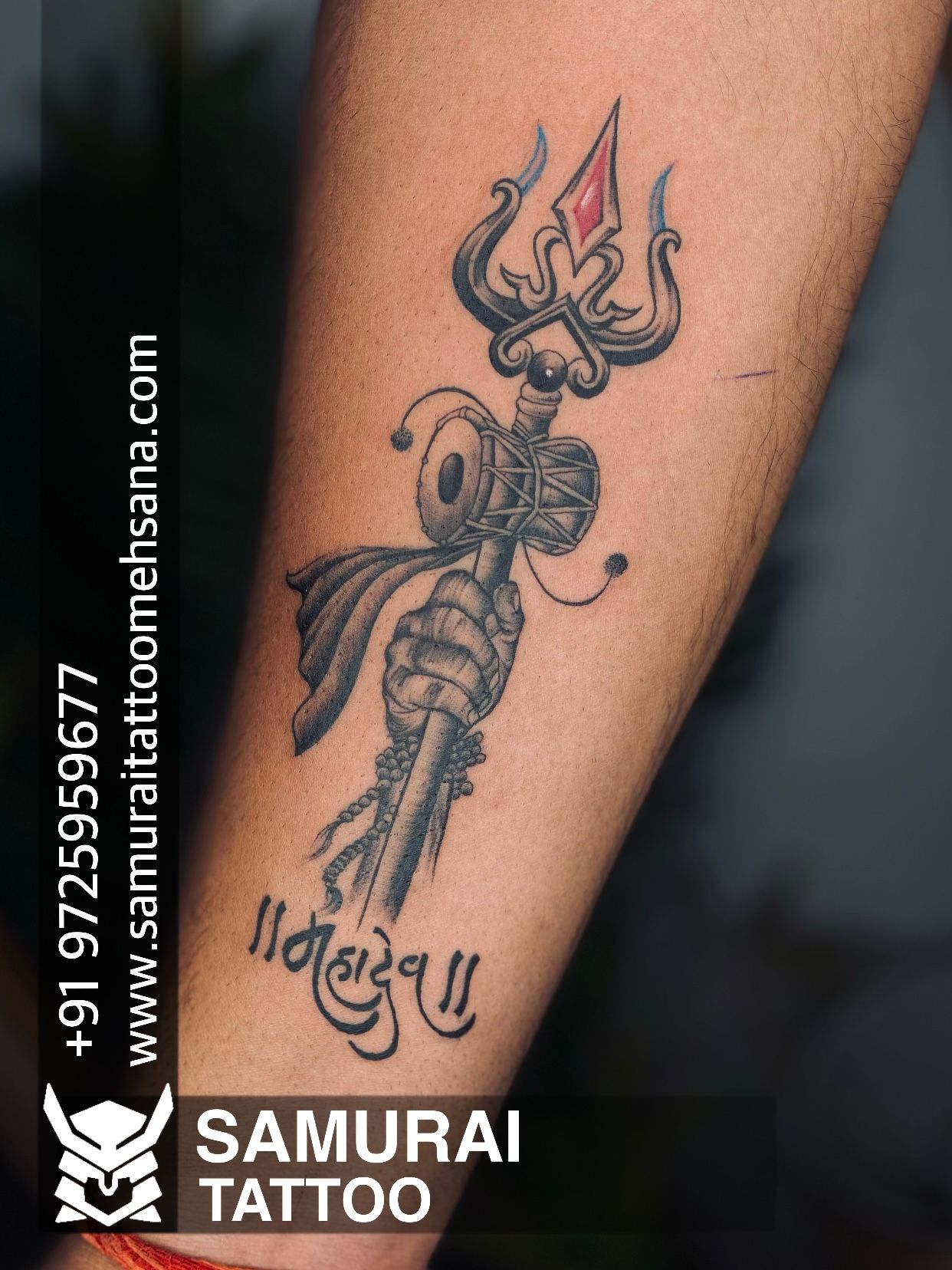 Tattoo uploaded by Samurai Tattoo mehsana • Trishul tattoo |trishul tattoo  design |trishul tattoo ideas |mahadev tattoo |mahadev tattoo design •  Tattoodo