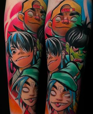 Get a powerful and colorful anime style Hulk tattoo on your upper arm by Cloto.tattoos. Stand out with this unique and eye-catching design!