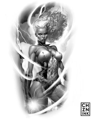 STORM... could be a leg or arm piece.Up for grabs! #CHZNink
